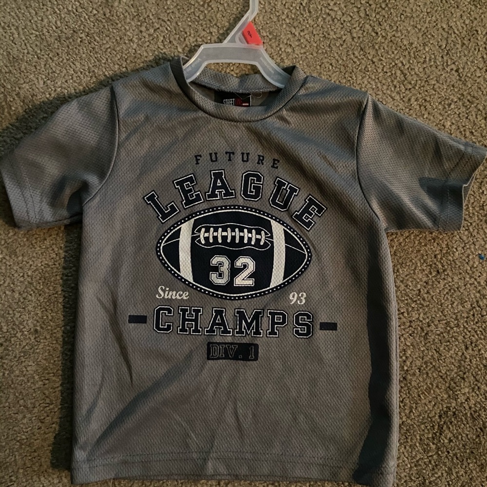 4T boys football shirt